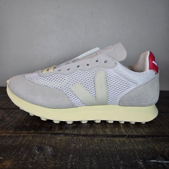 NEW Veja Rio Branco Light Aircell Womens Size 6 Casual Sneakers Shoes White Red - Picture 7 of 12